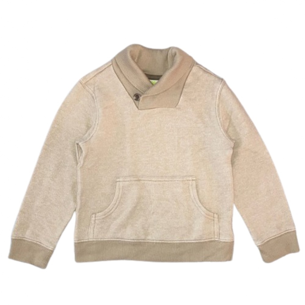 5T sweatshirt tan cream Elbow Pads long sleeve